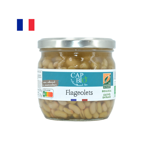FL330 - Flageolets équitables - bocal 330g (12)