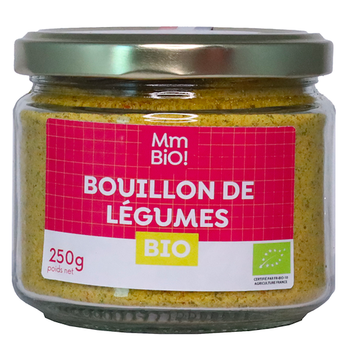 BOUIL250 - Bouillon de légumes bio en bocal de 250 g (6x) - Mm BIO!