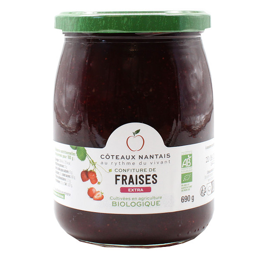 COFRAI690 - Confiture Fraise Extra Coteaux Nantais - 690g (6) (FRA)