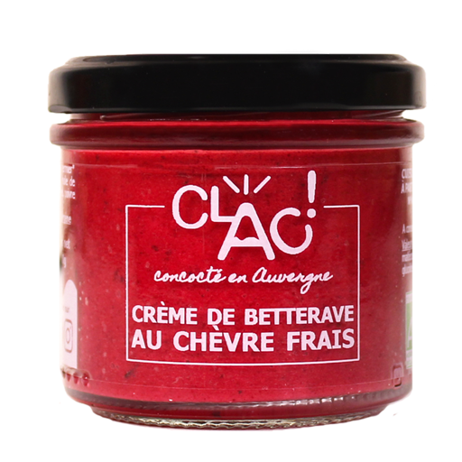 Crème betterave chèvre frais bio - 100g - 100 g - CLAC