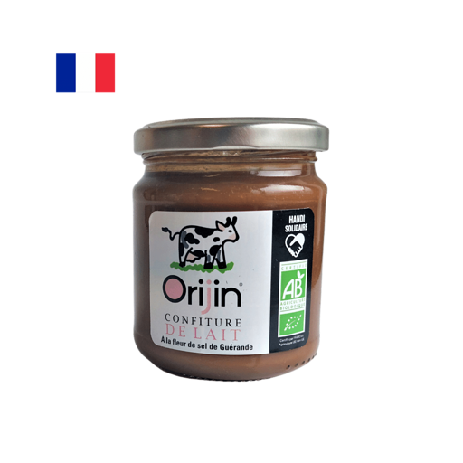 COLAIT250 - Confiture de lait fleur sel Guer. solidaire - 250g (12) (FRA)
