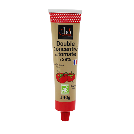 COTO200 - Double concentré de tomates à 28 % en tube - 140g (24) Tomates françaises