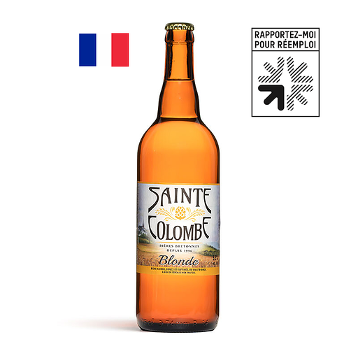 BIBLOC75 - Bière blonde Ste Colombe - 75cl (6) (FRA)