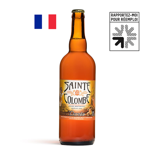 BIDOC75 - Bière dorée Ste Colombe - 75cl (6) (FRA)