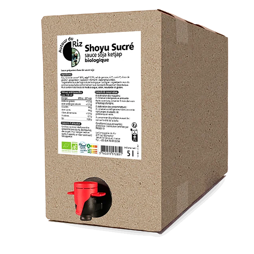 SASOJA5 - Sauce soja Shoyu sucré Ketjap BIB - 5L