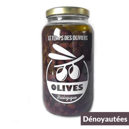 OLNKADH26- Olives noires dénoyautées Kalamata Grèce sous huile 2.6 kg
