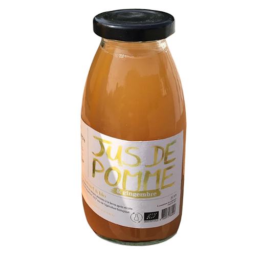 JUSPOMG25 - Pur jus de pomme / gingembre- 25 cl  (12) (FRA)