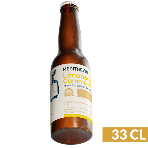 LIMMDT33 - Limonade artisanale & naturelle Médithevin - 33cl (12)