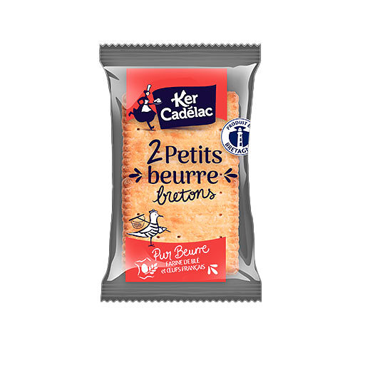 SACHETS 20GR DE 2 BISCUITS PETIT BEURRE KER CADELAC - OC22