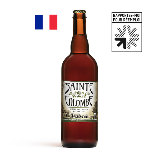 BIAMC75 - Bière ambrée Ste Colombe - 75cl (6) (FRA)