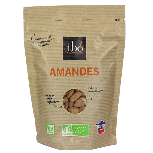 AMAN - Amande bio décortiquée ibo! 250g (8)