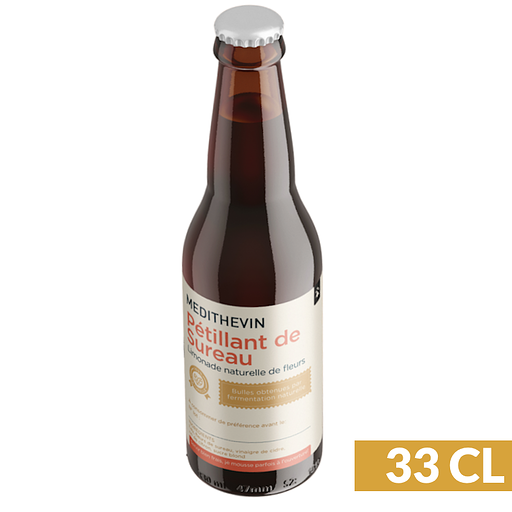 SURMDT33 - Pétillant de Sureau artisanal & naturel Médithevin 33cl