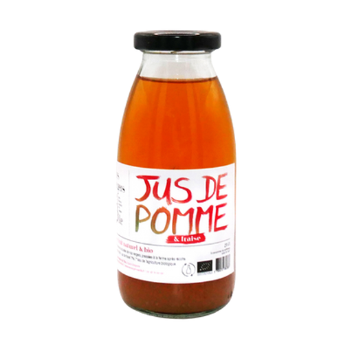 JUSPOMF25- Pur jus de pomme / fraise - 25 cl  (12) (FRA)