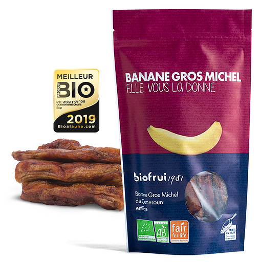 BANA - Banane séchée Gros Michel Equitable extra moelleuse - 150 g (10)