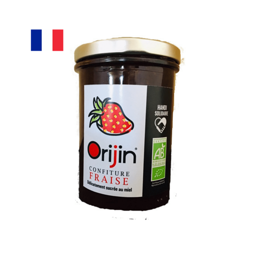 COFRM - Confiture fraise miel (15%) solidaire - 250g (12) (FRA)