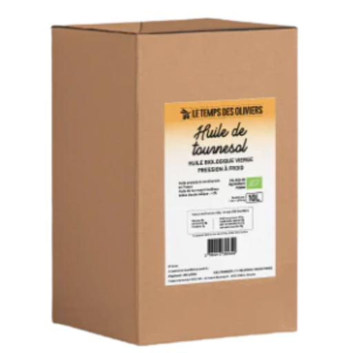 HUITOUV10F - Huile de tournesol bio France BIB 10 L