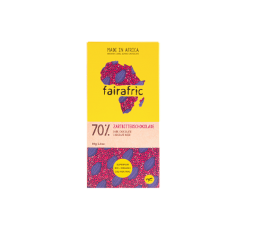 CHNPFA - Tablette noir pépites 70% équitable Fair Afric - 80g (10)