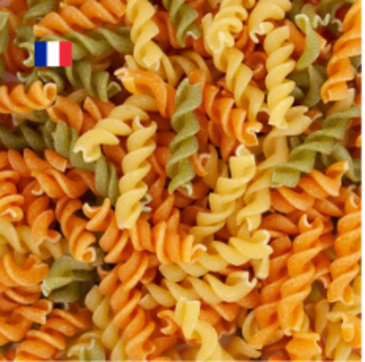 FUTRI5 - Torsade / fusilli tricolore - 5kg (FRA)