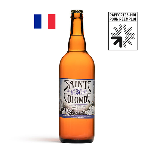 BIBLAC75 - Bière blanche Ste Colombe - 75cl (6) (FRA)