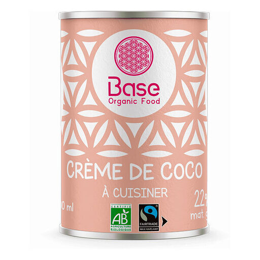 CREMCO - Crème de coco 22% MG équitable  - 400 ml (12) (Sri Lanka)