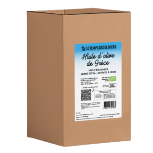 HOLIGE10 - Huile olive extra vierge Grèce 100% Koroneiki BIB 10 L