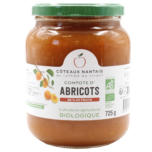 COMAB725 - Compote abricot Coteaux Nantais - 725g (6) (FRA)